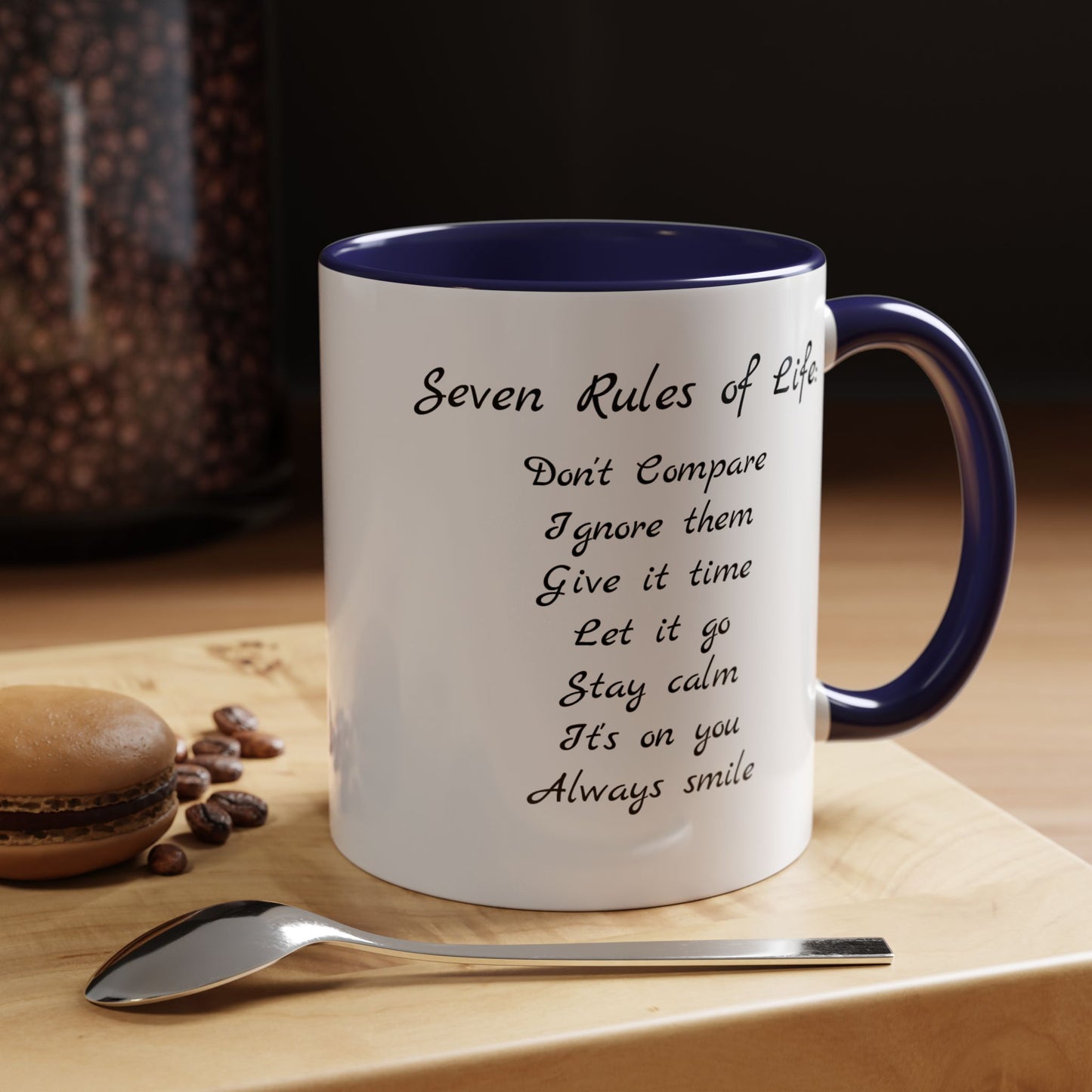 Seven Rules of Life Coffee Mug