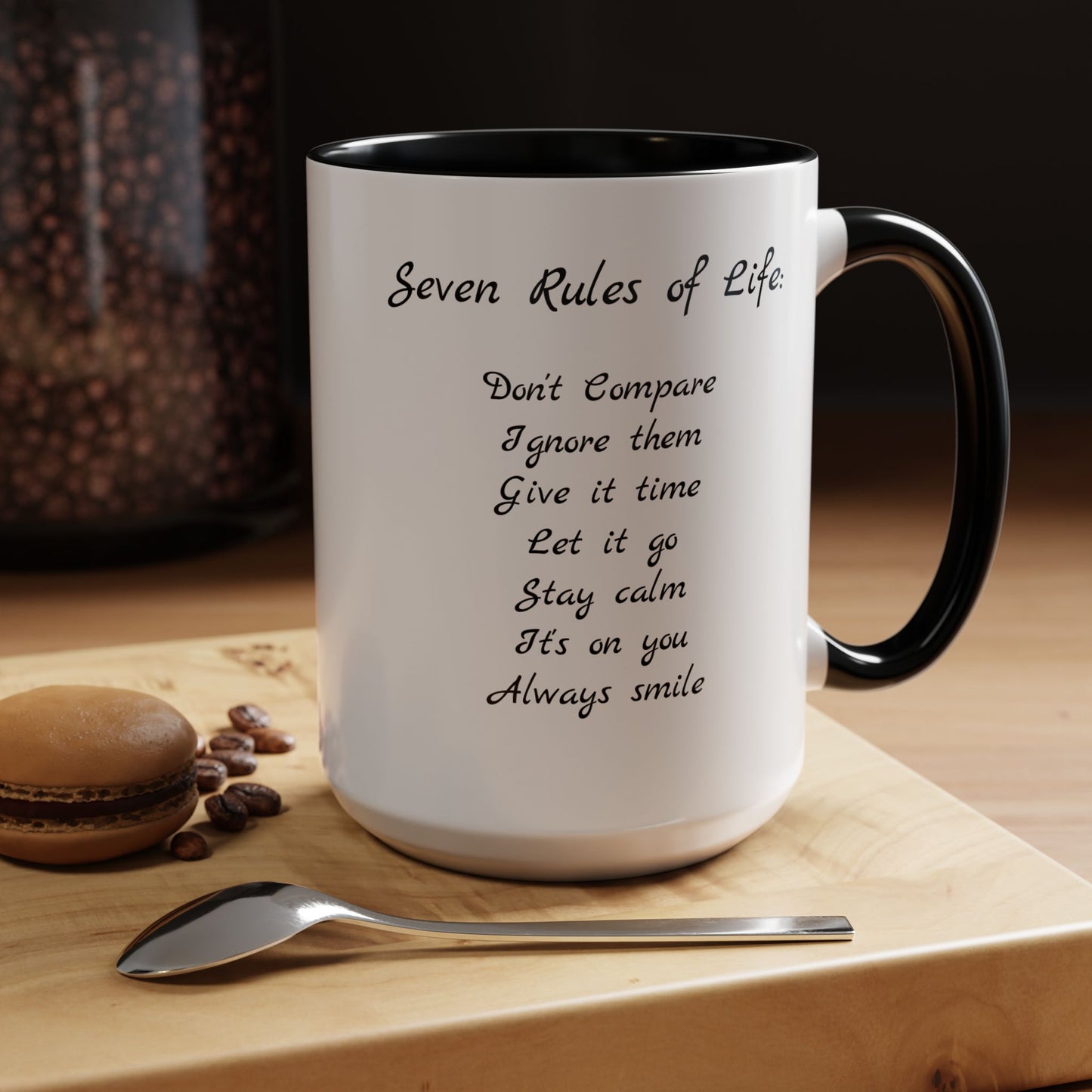 Seven Rules of Life Coffee Mug