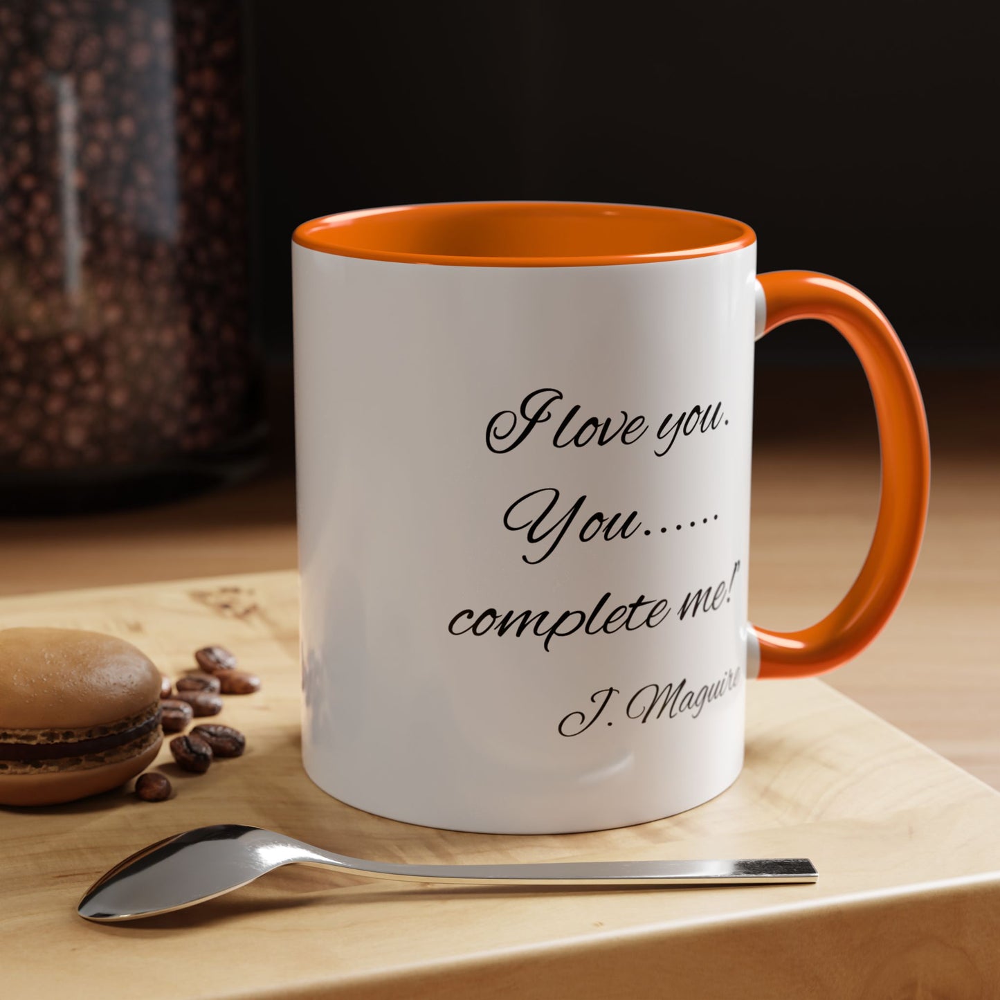 Romantic Coffee Mug with Jerry Maguire Quote