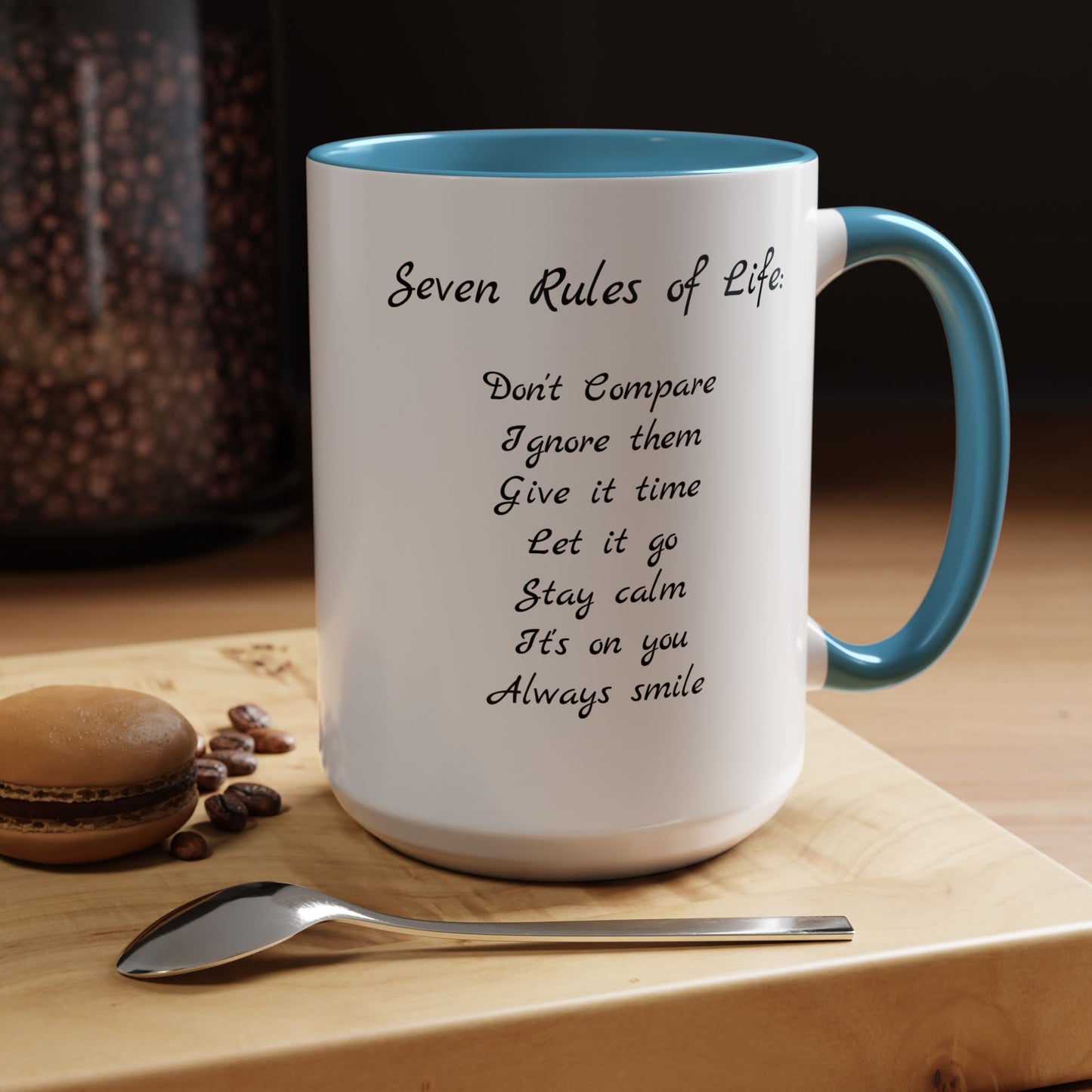 Seven Rules of Life Coffee Mug