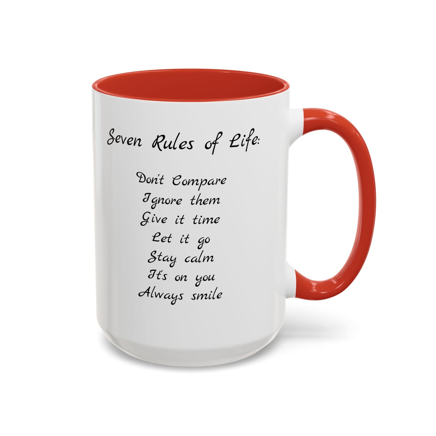 Seven Rules of Life Coffee Mug