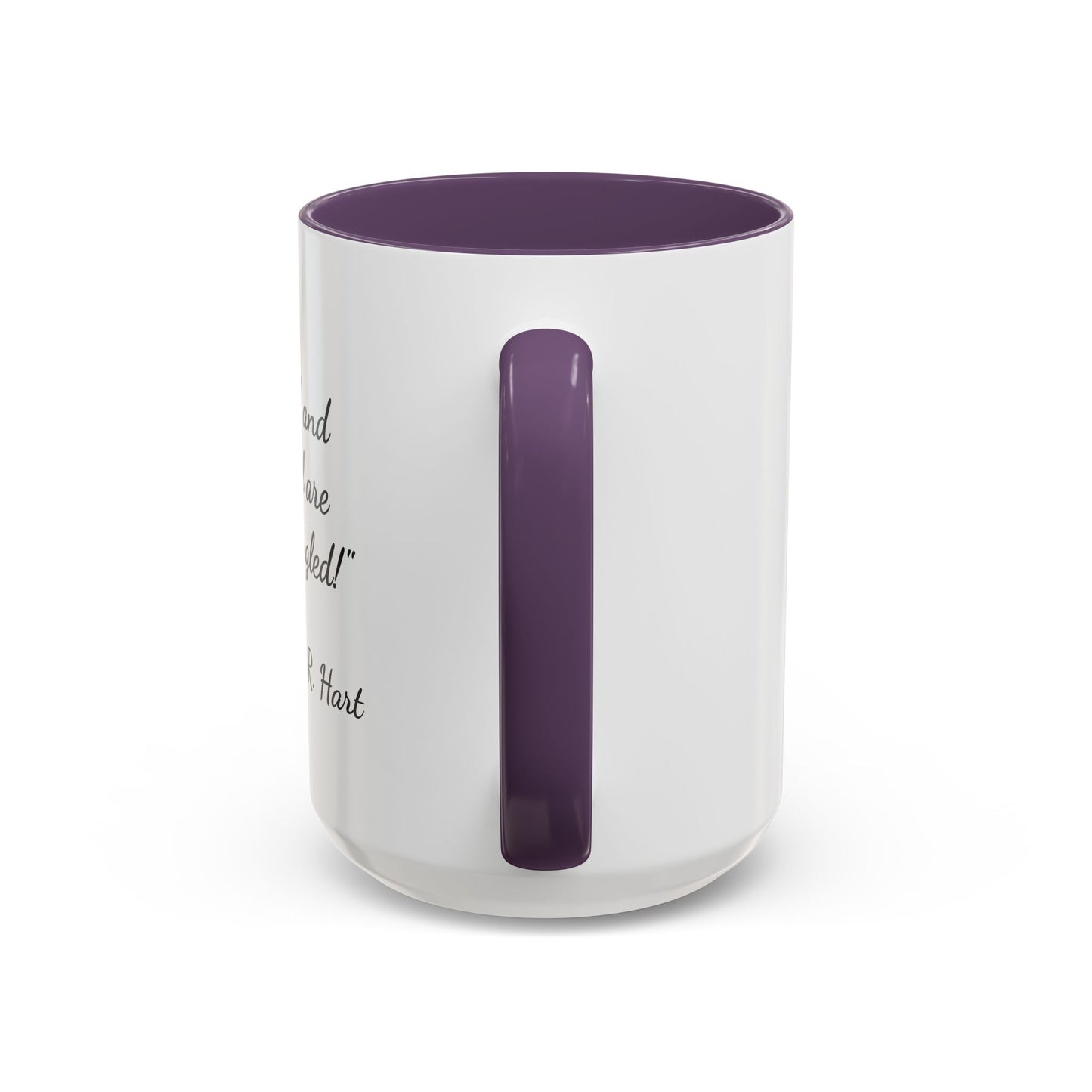 Romantic Coffee Mug — "My soul and your soul are forever tangled"