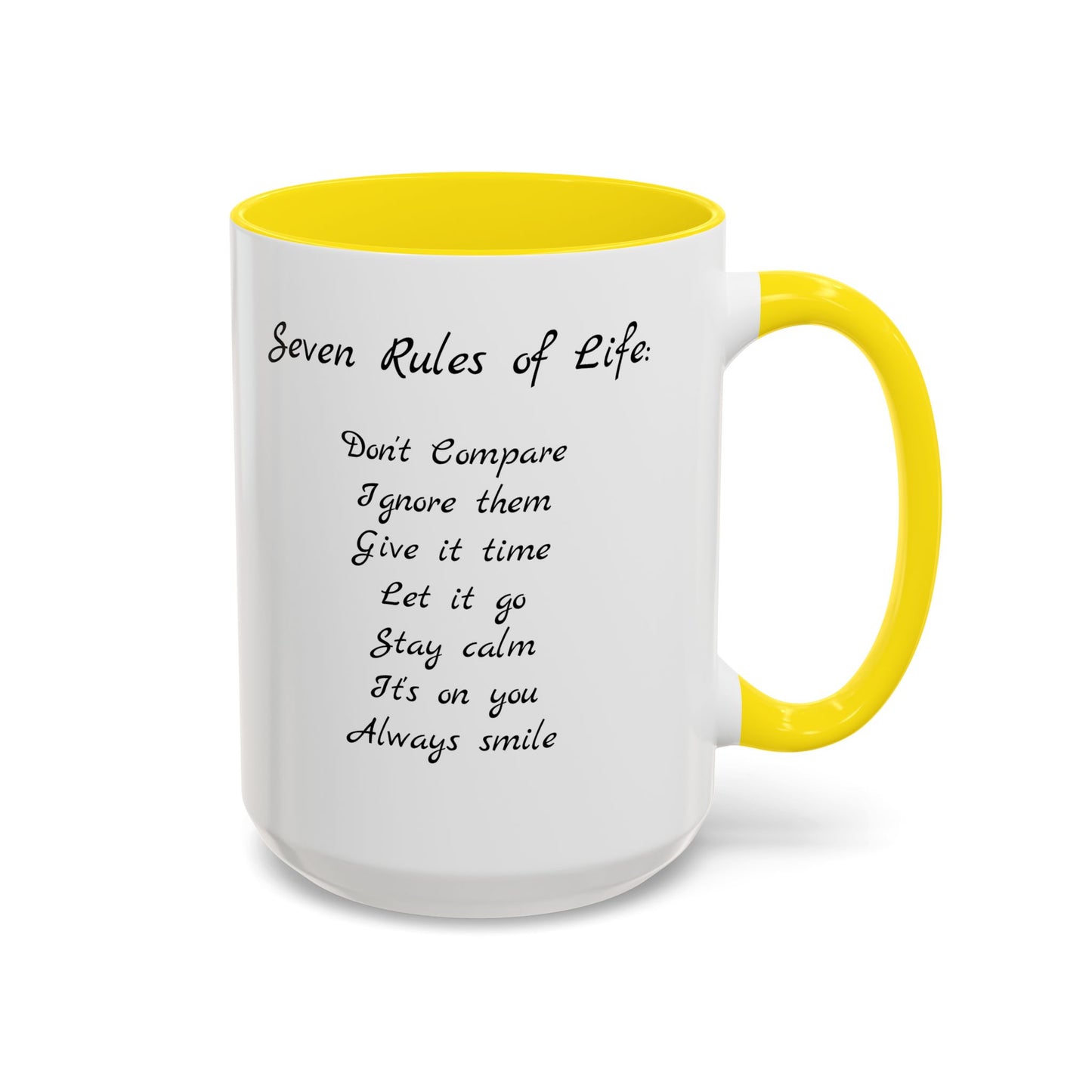 Seven Rules of Life Coffee Mug