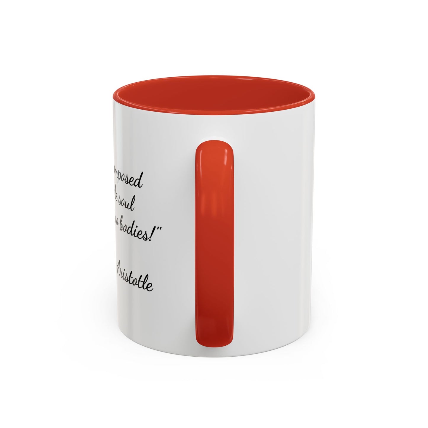Romantic Coffee Mug — with Aristotle Quote
