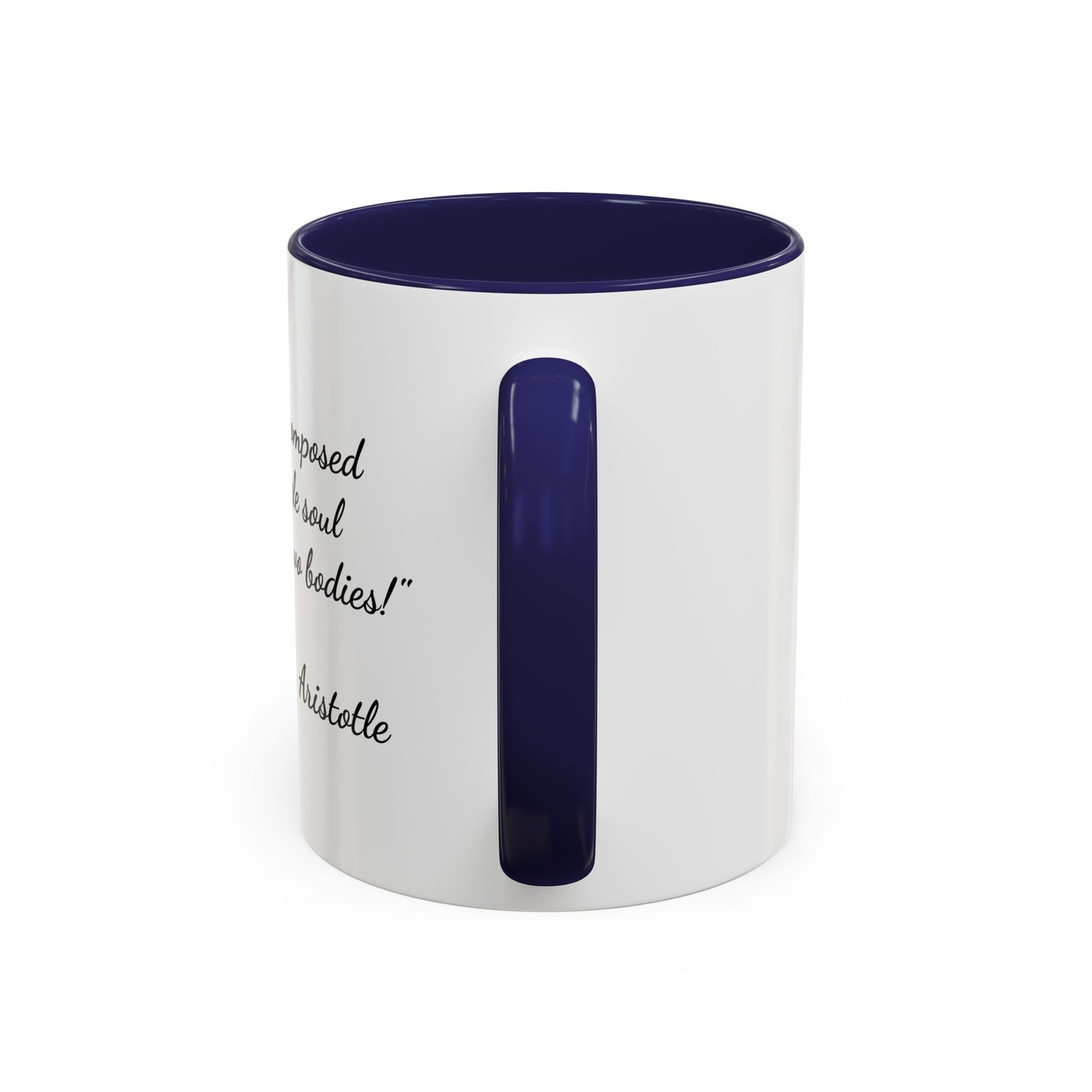 Romantic Coffee Mug — with Aristotle Quote