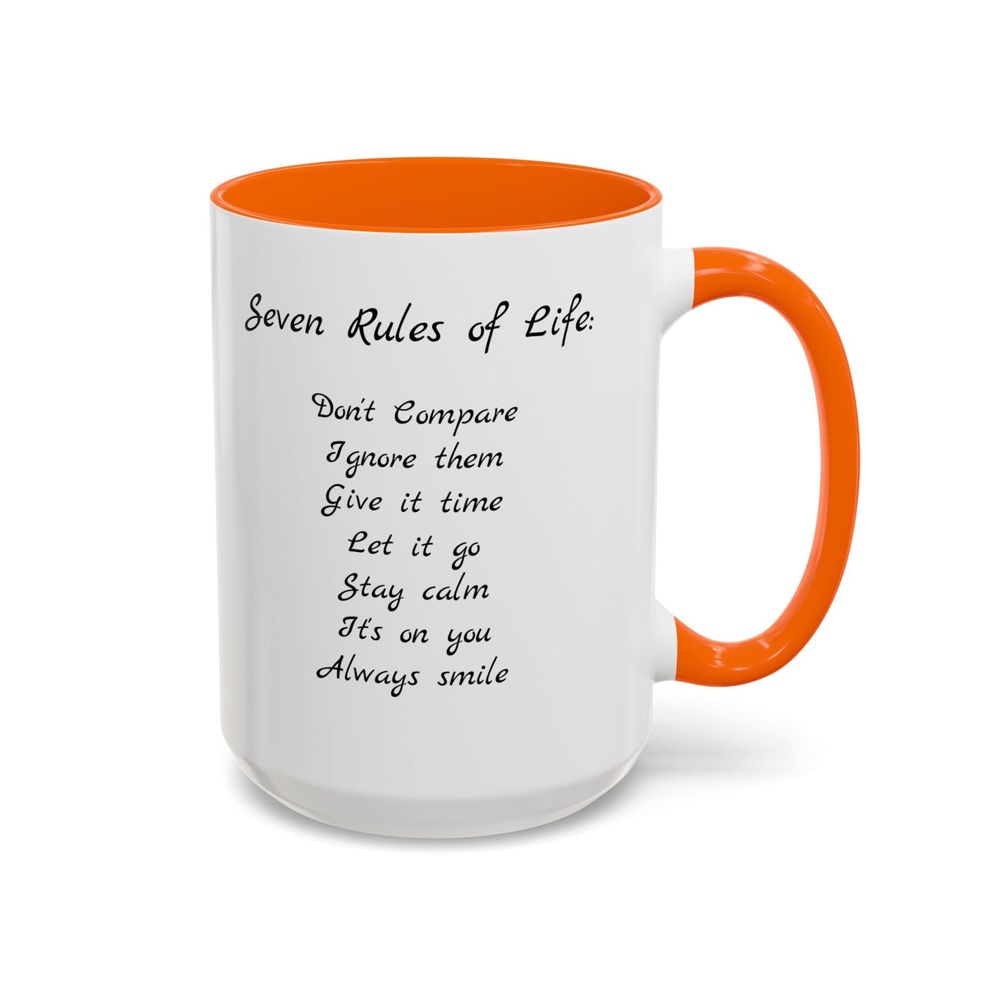 Seven Rules of Life Coffee Mug
