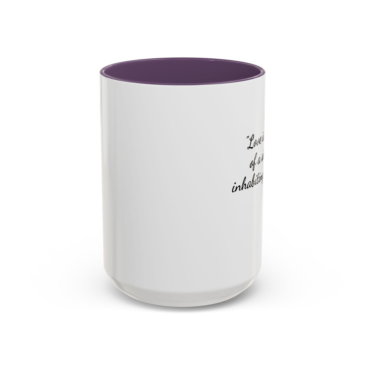 Romantic Coffee Mug — with Aristotle Quote