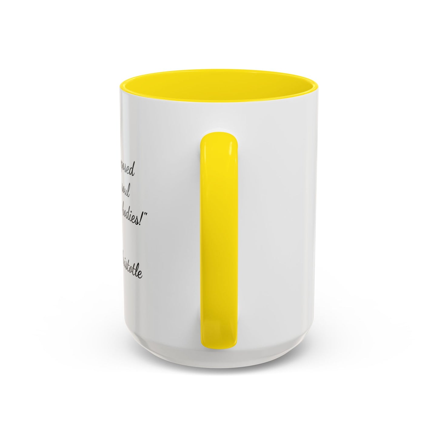 Romantic Coffee Mug — with Aristotle Quote