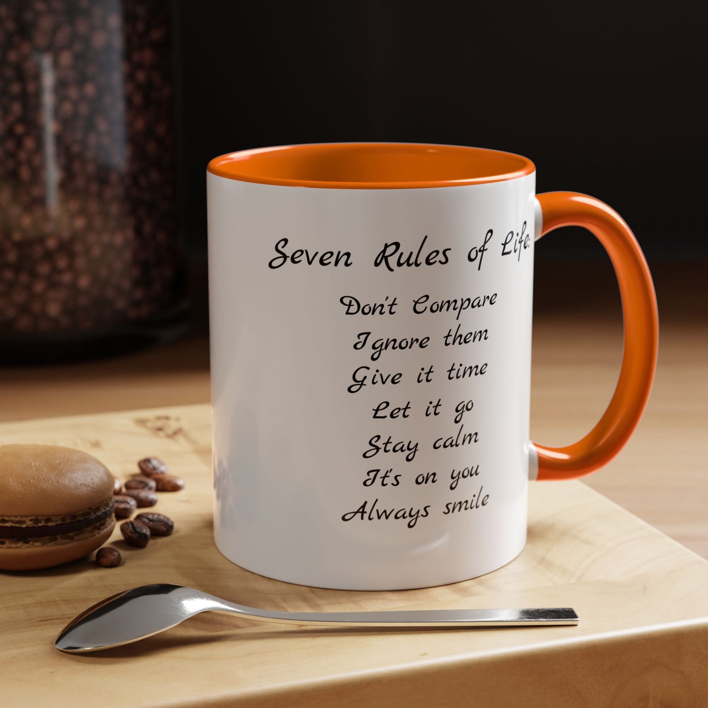 Seven Rules of Life Coffee Mug