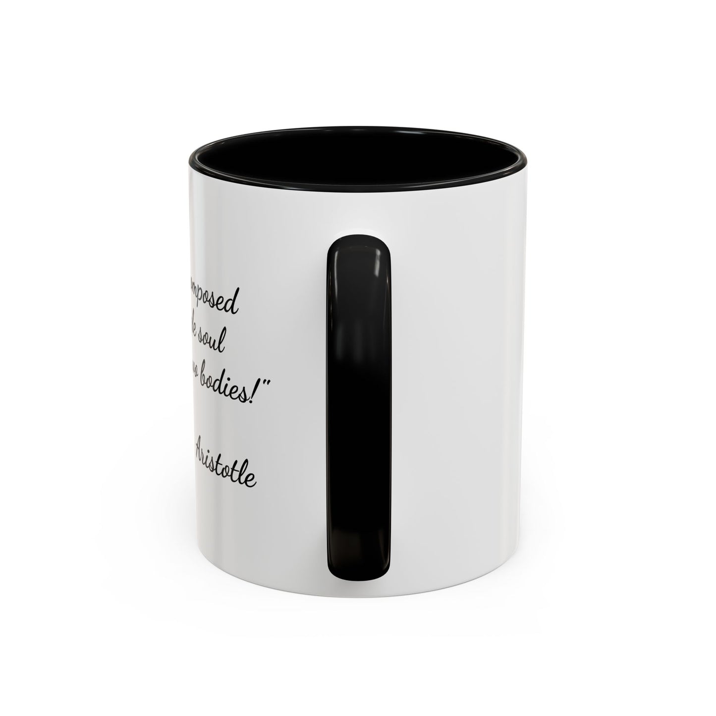 Romantic Coffee Mug — with Aristotle Quote