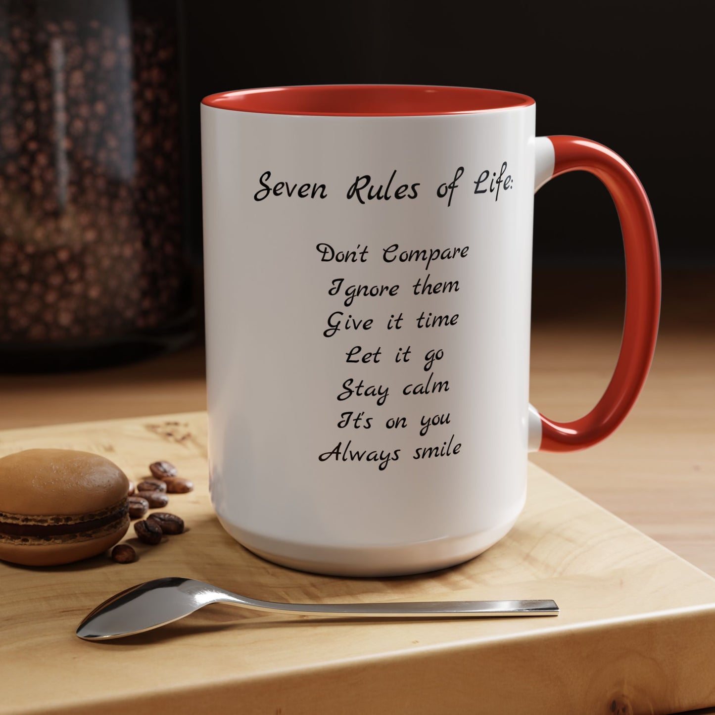 Seven Rules of Life Coffee Mug