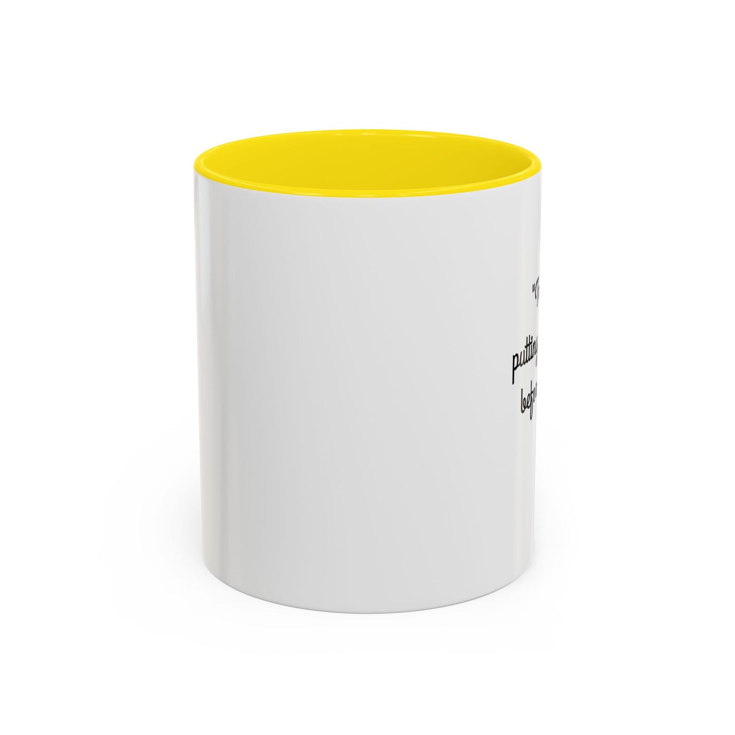 Romantic Coffee Mug -  "True love is putting someone else before yourself!"