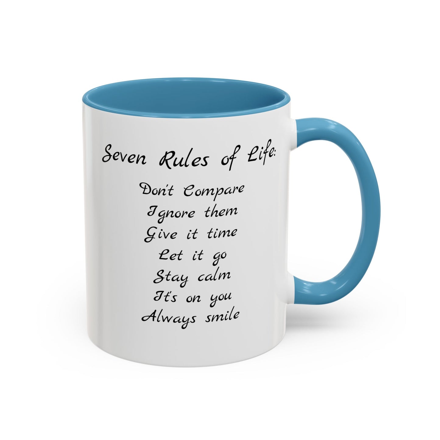 Seven Rules of Life Coffee Mug