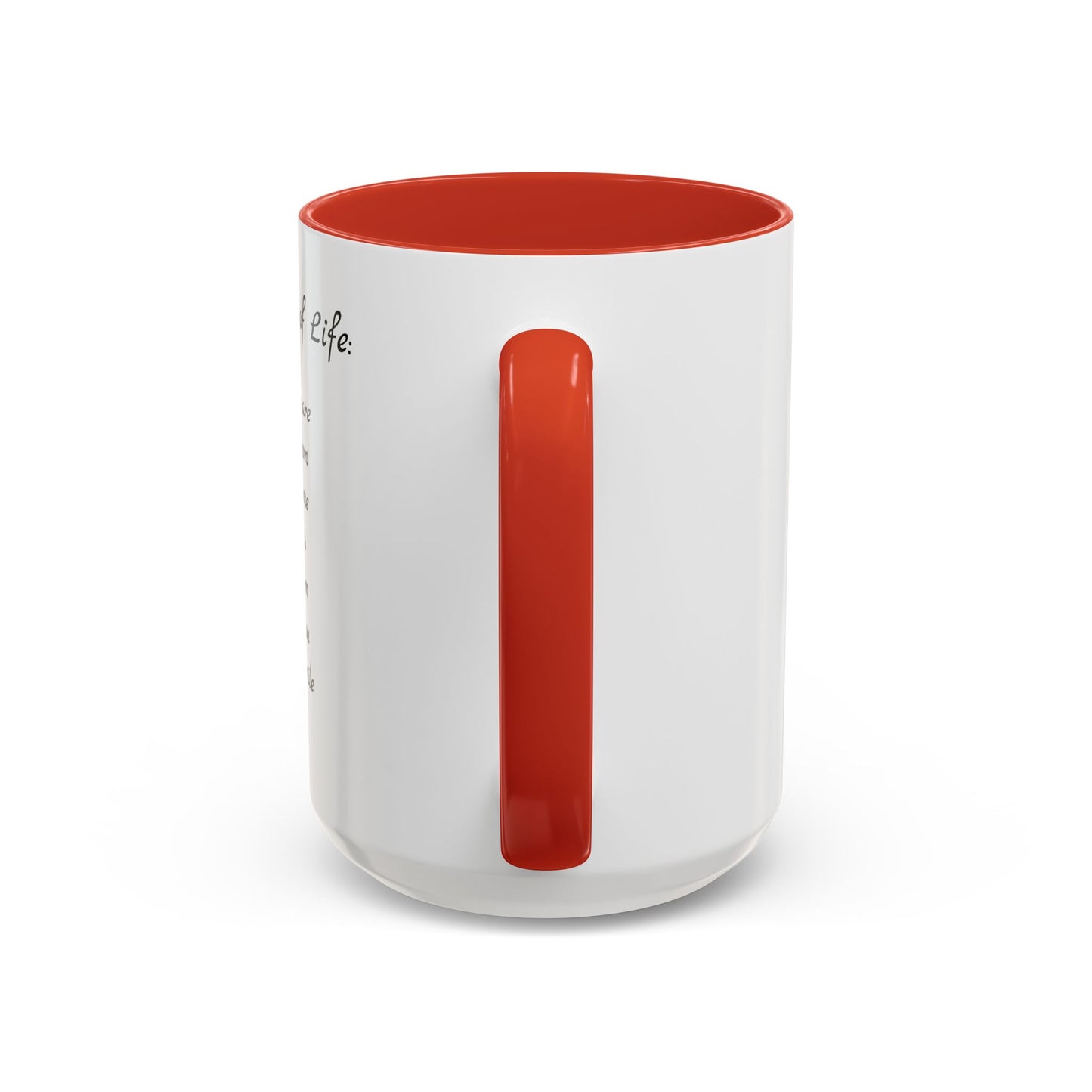 Seven Rules of Life Coffee Mug