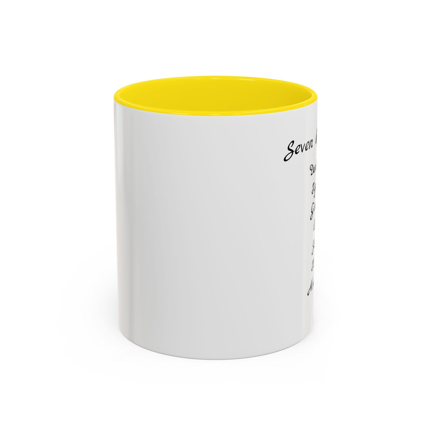 Seven Rules of Life Coffee Mug