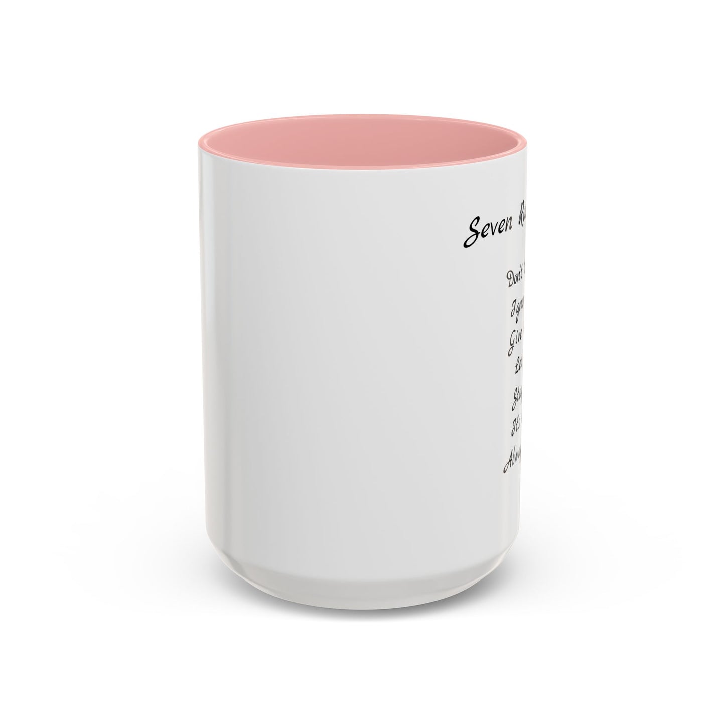 Seven Rules of Life Coffee Mug